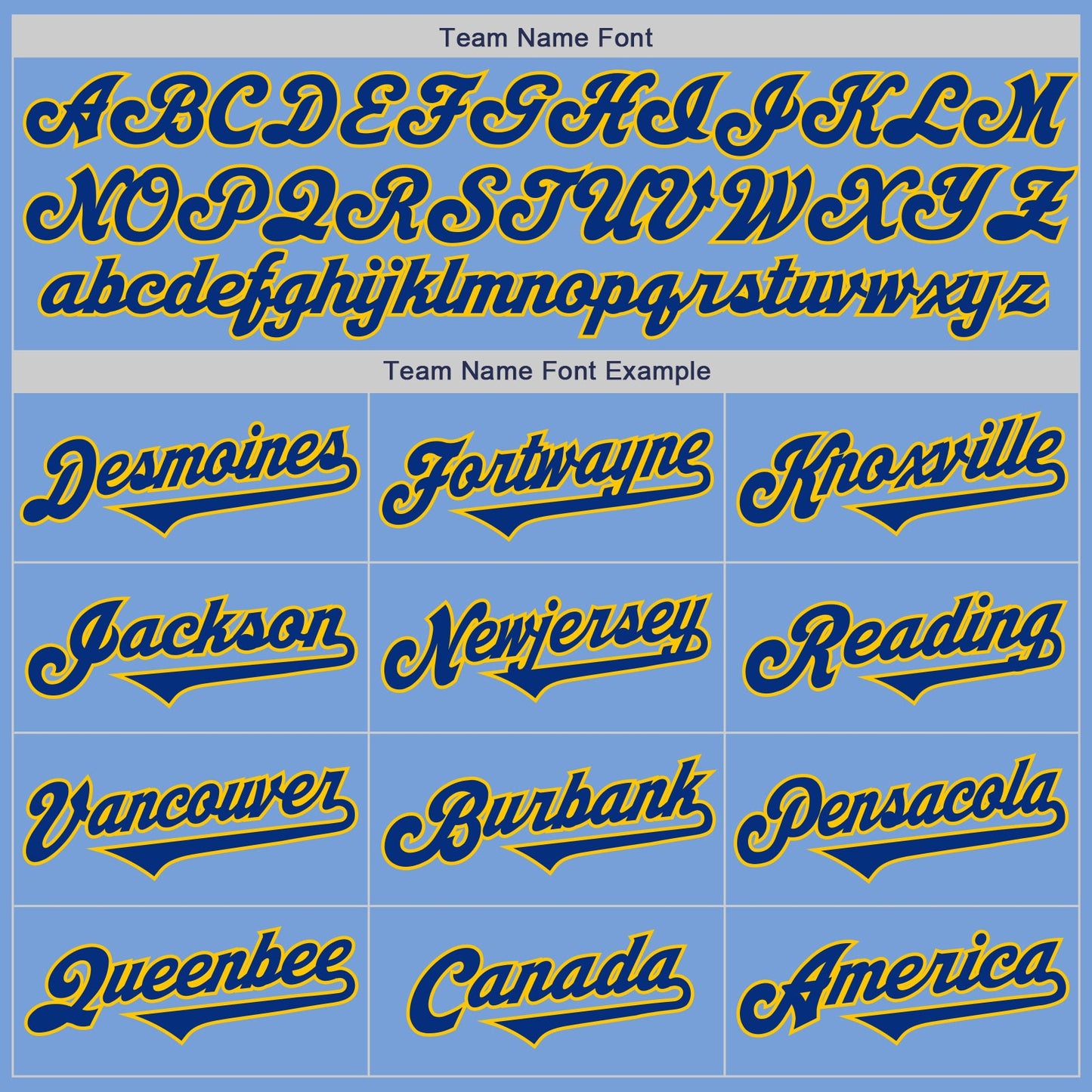 Custom Light Blue Royal-Yellow Authentic Two Tone Baseball Jersey - Sky-Custom