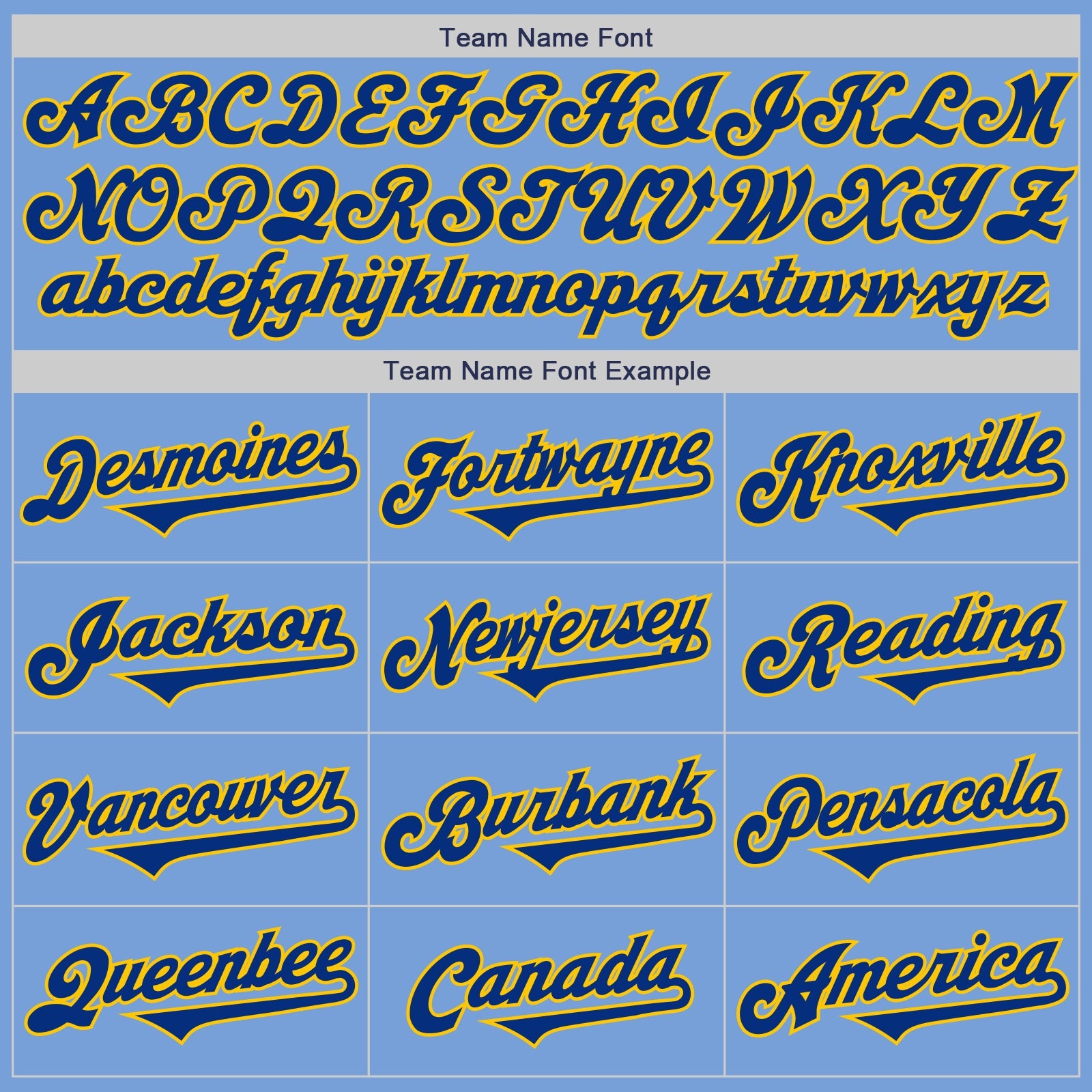 Custom Light Blue Royal-Yellow Authentic Two Tone Baseball Jersey - Sky-Custom