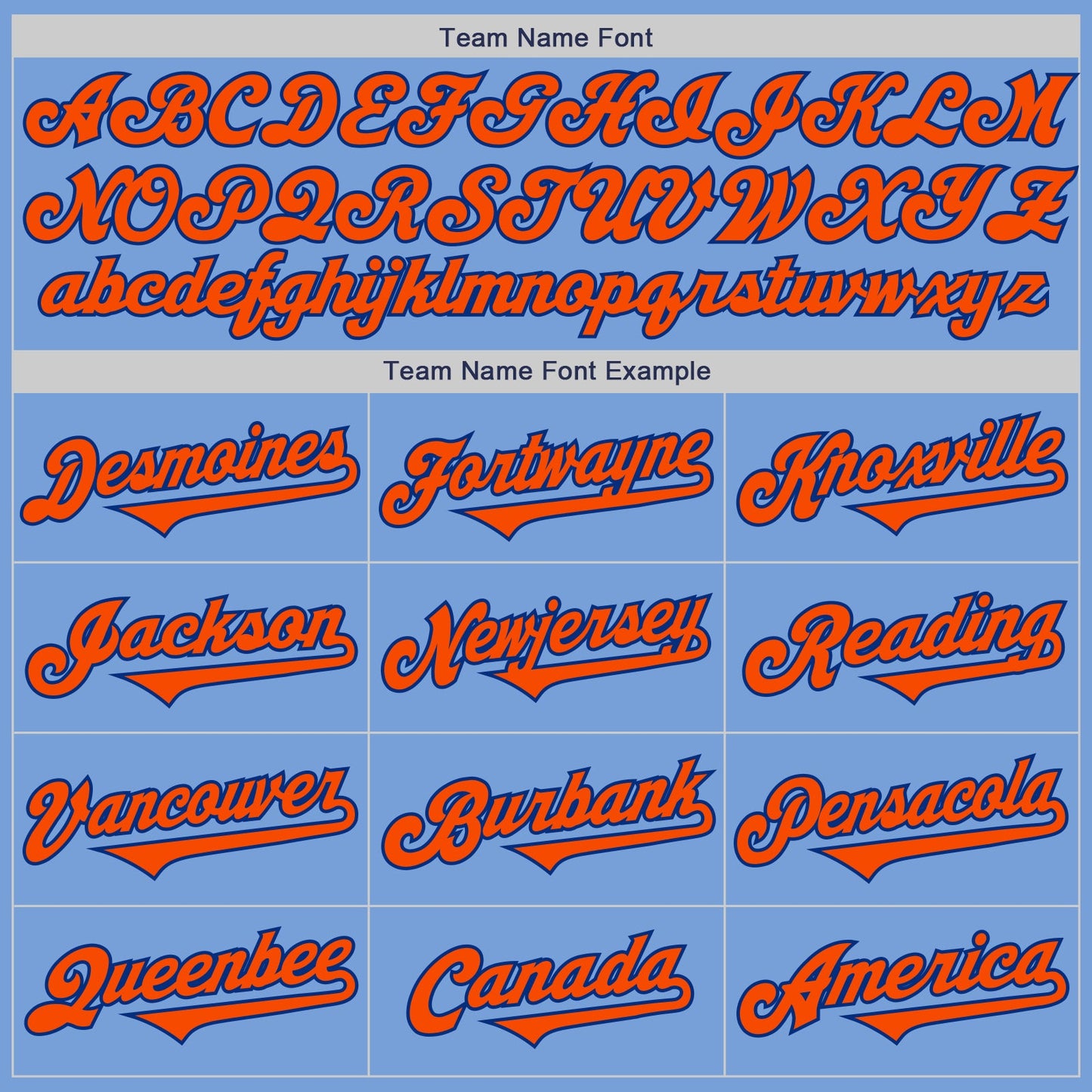 Custom Light Blue Orange-Royal Authentic Two Tone Baseball Jersey - Sky-Custom