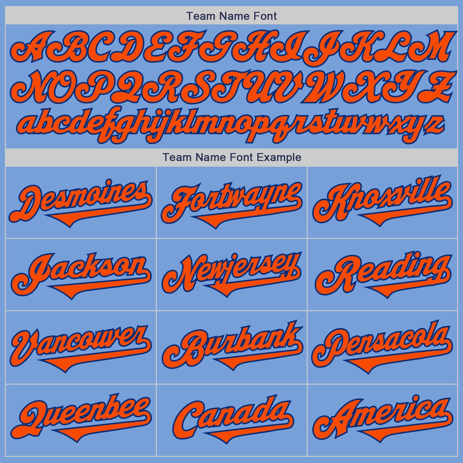 Custom Light Blue Orange-Royal Authentic Two Tone Baseball Jersey - Sky-Custom