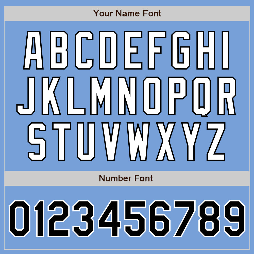 Custom Light Blue Black-White Authentic Two Tone Baseball Jersey - Sky-Custom