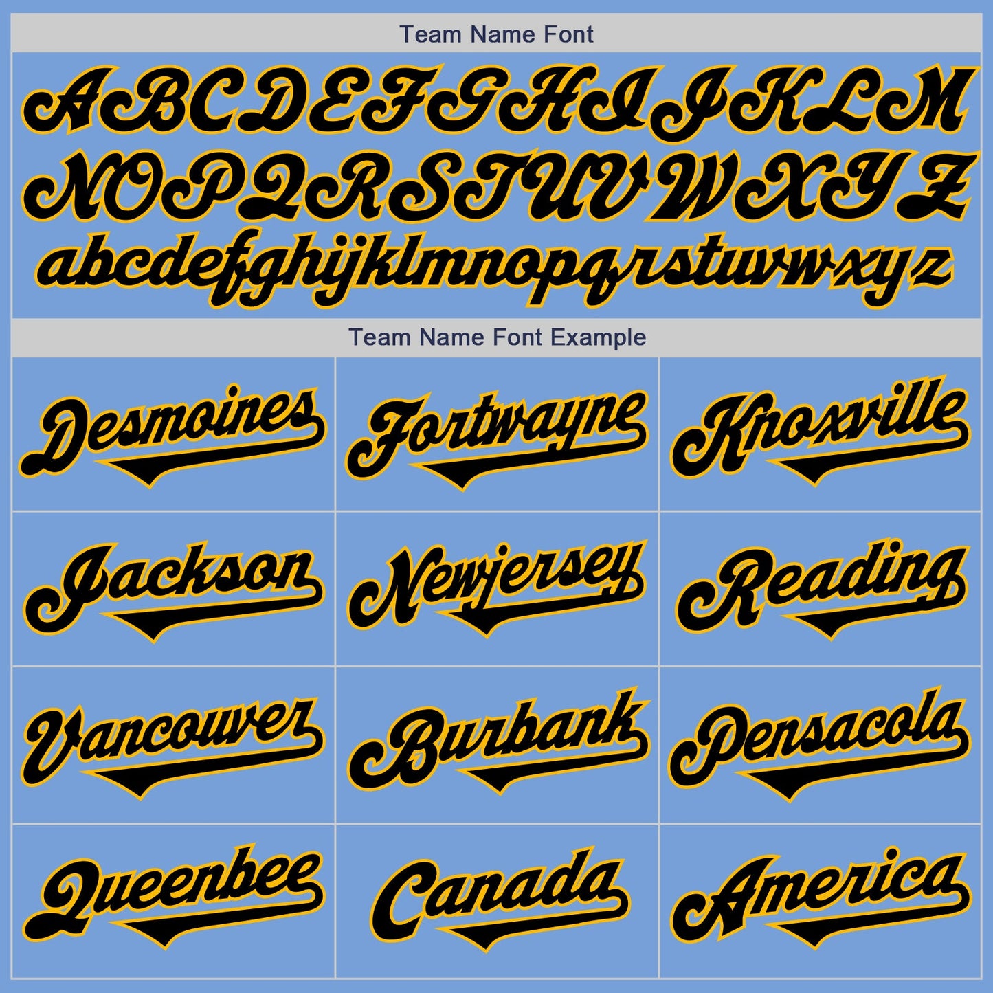 Custom Light Blue Black-Gold Authentic Two Tone Baseball Jersey - Sky-Custom