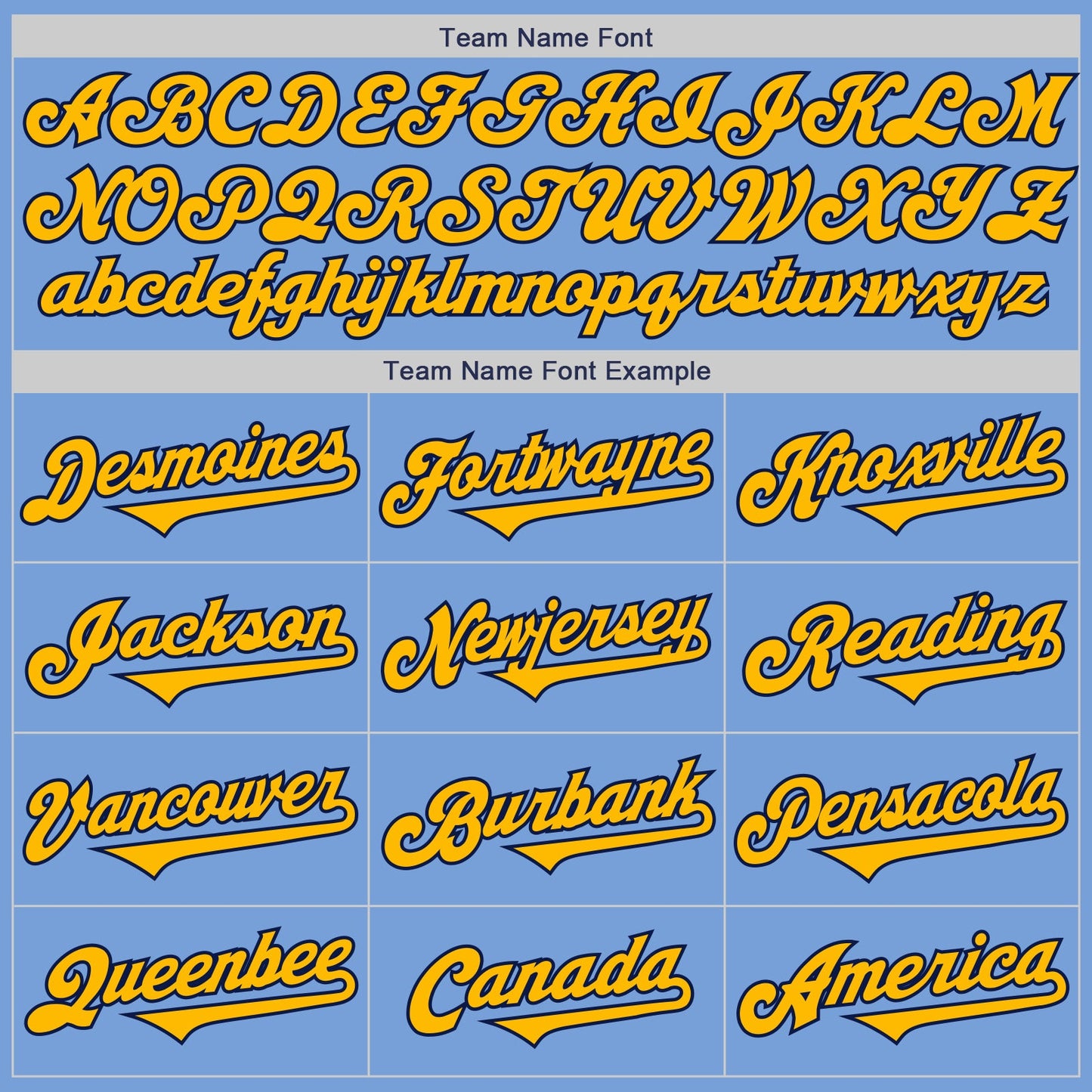 Custom Light Blue Gold-Navy Authentic Two Tone Baseball Jersey - Sky-Custom