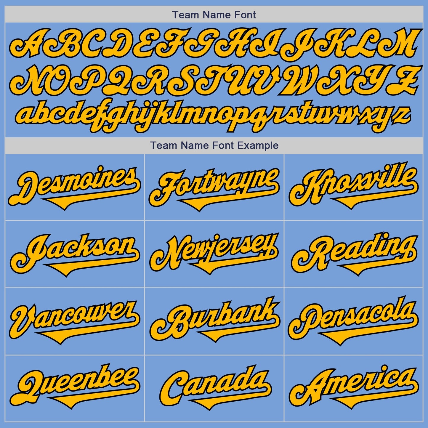 Custom Light Blue Gold-Black Authentic Two Tone Baseball Jersey - Sky-Custom