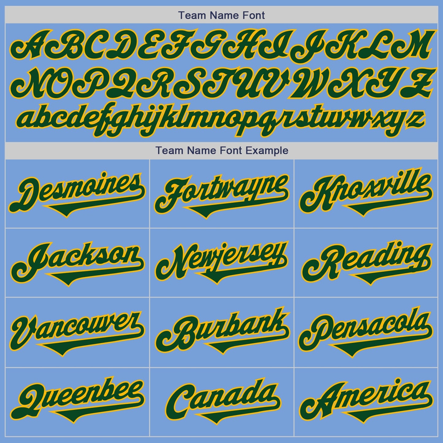 Custom Light Blue Green-Gold Authentic Two Tone Baseball Jersey - Sky-Custom