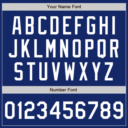 Custom Royal White Authentic Two Tone Baseball Jersey - Sky-Custom