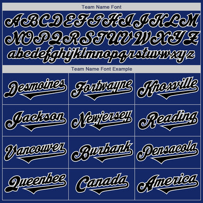 Custom Royal Black-White Authentic Two Tone Baseball Jersey - Sky-Custom