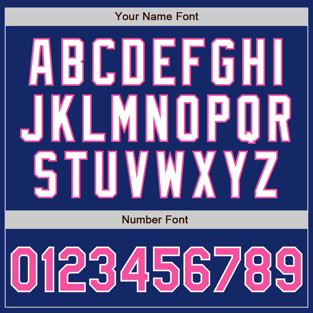 Custom Royal Pink-White Authentic Two Tone Baseball Jersey - Sky-Custom