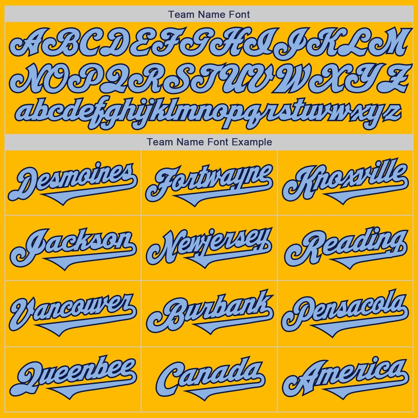 Custom Gold Light Blue-Navy Authentic Two Tone Baseball Jersey - Sky-Custom