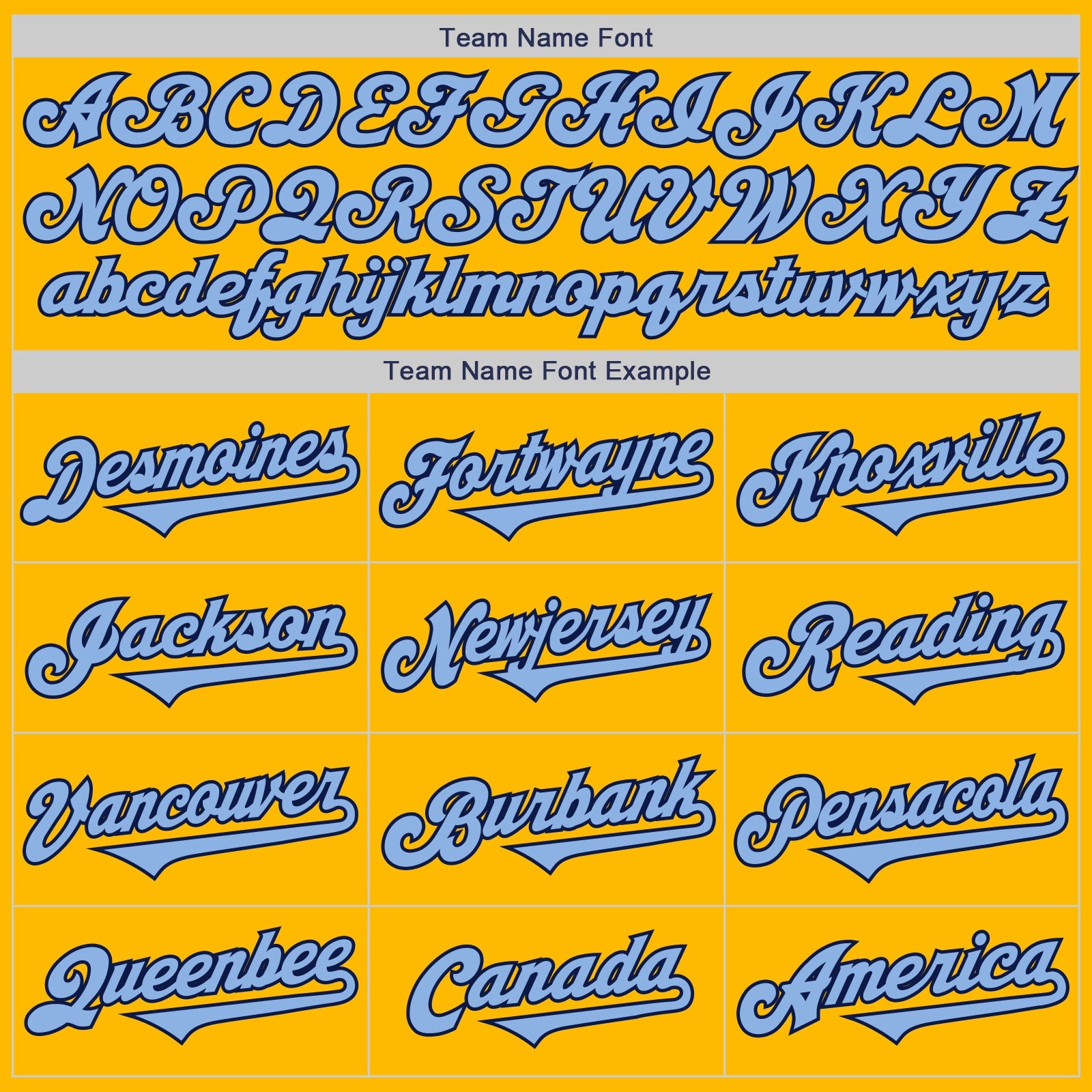 Custom Gold Light Blue-Navy Authentic Two Tone Baseball Jersey - Sky-Custom