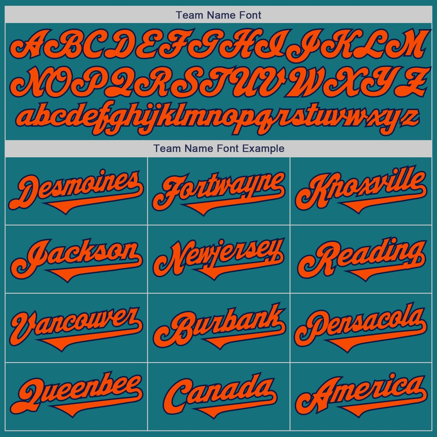 Custom Teal Orange-Navy Authentic Two Tone Baseball Jersey - Sky-Custom