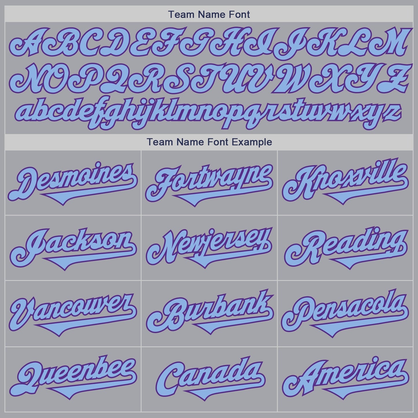 Custom Gray Light Blue-Purple Authentic Two Tone Baseball Jersey - Sky-Custom