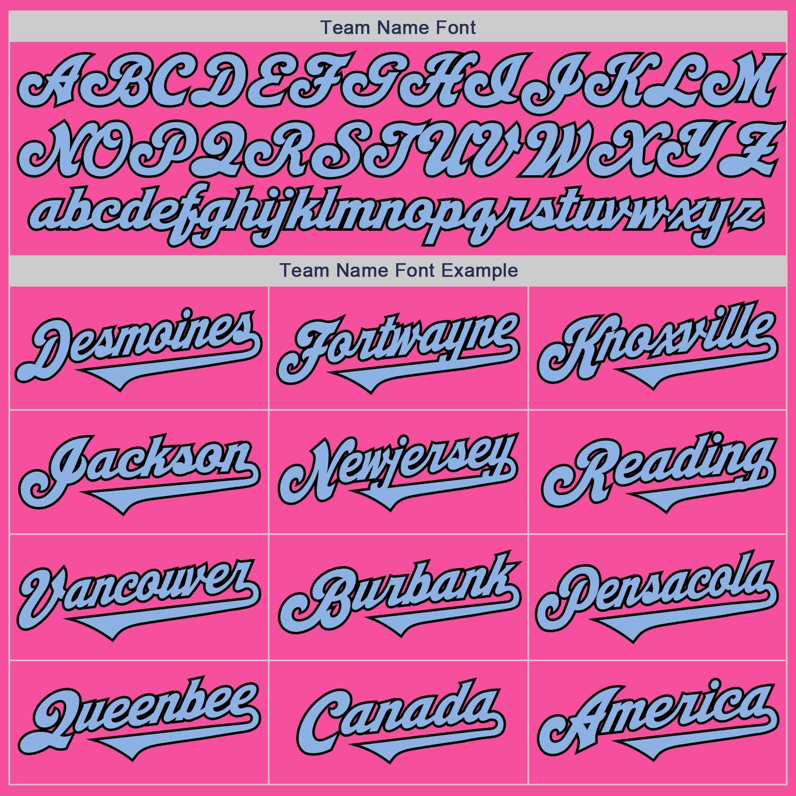 Custom Pink Light Blue-Black Authentic Two Tone Baseball Jersey - Sky-Custom