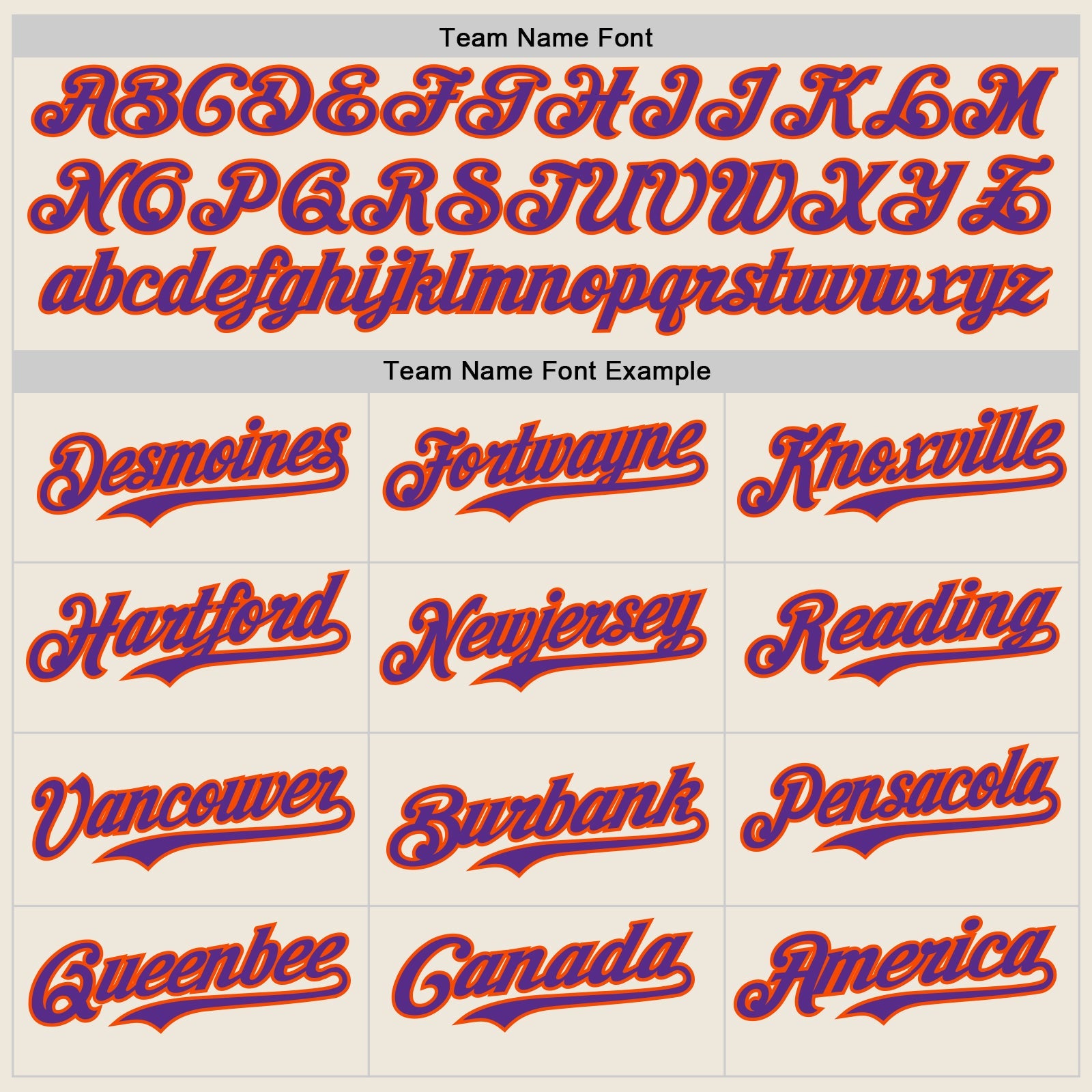 Custom Cream Purple Pinstripe Orange Authentic Two Tone Baseball Jersey - Sky-Custom