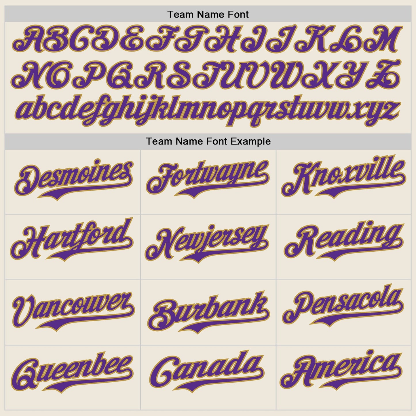 Custom Cream Purple Pinstripe Old Gold Authentic Two Tone Baseball Jersey - Sky-Custom