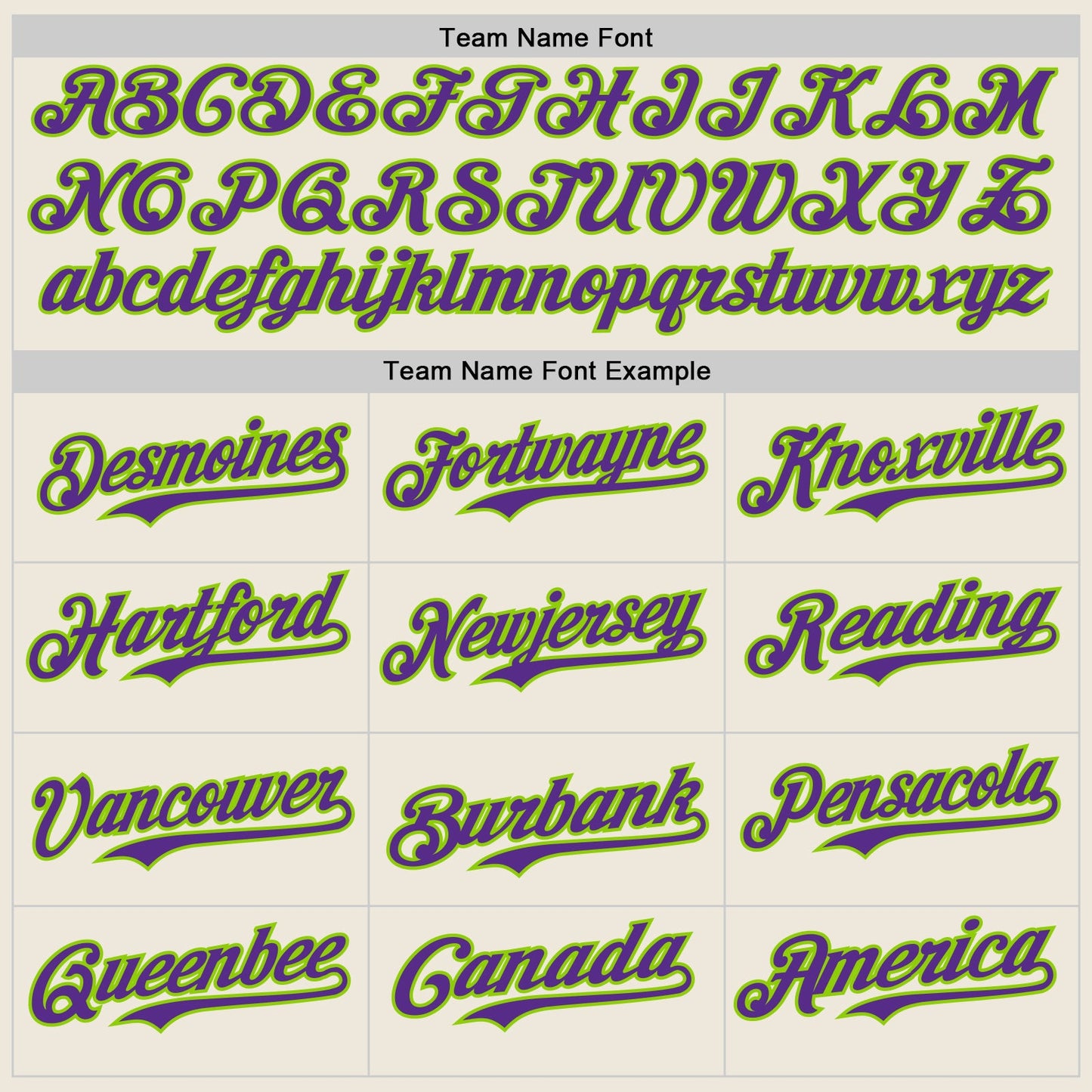 Custom Cream Purple Pinstripe Neon Green Authentic Two Tone Baseball Jersey - Sky-Custom