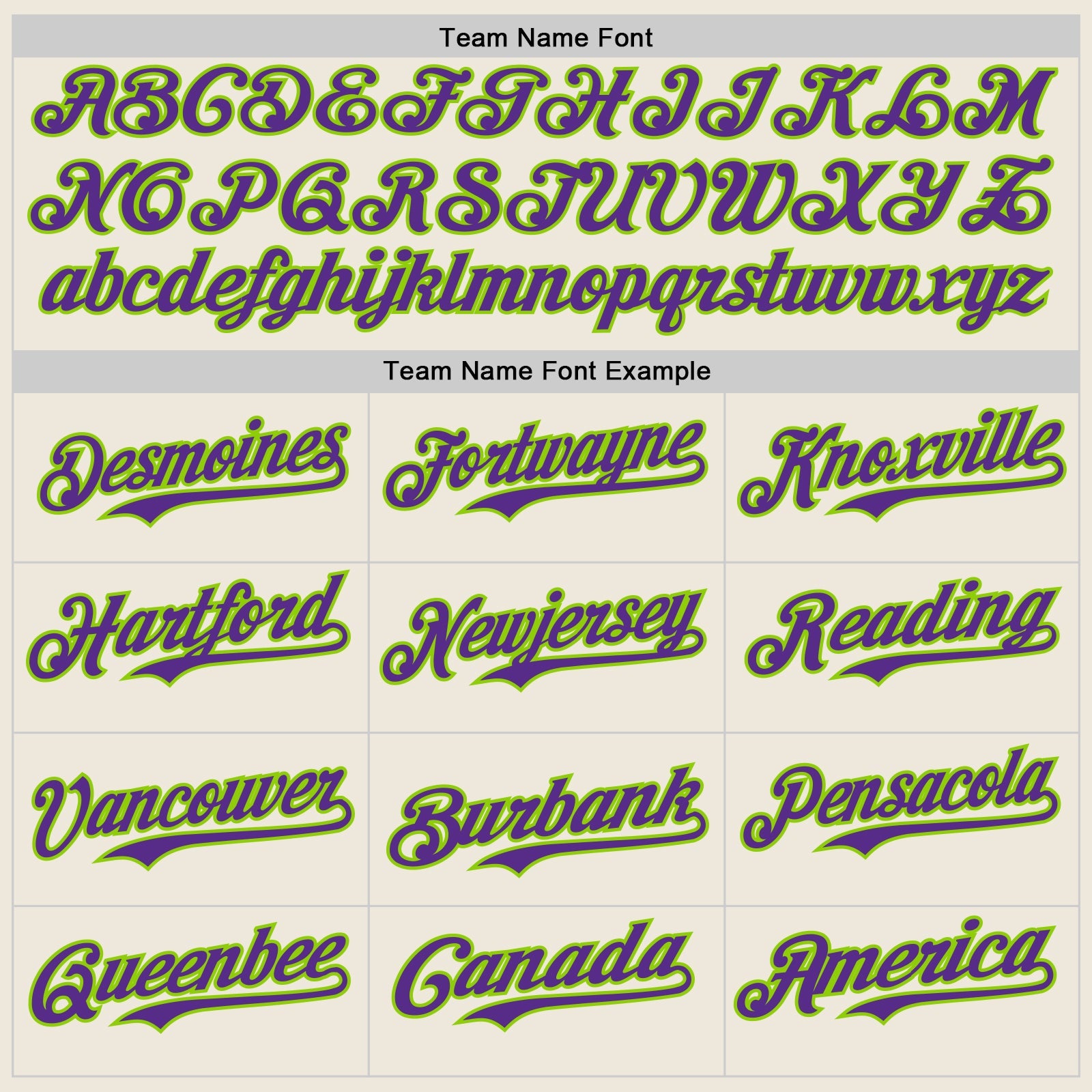 Custom Cream Purple Pinstripe Neon Green Authentic Two Tone Baseball Jersey - Sky-Custom