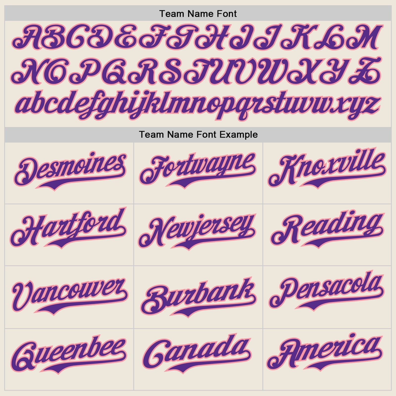 Custom Cream Purple Pinstripe Medium Pink Authentic Two Tone Baseball Jersey - Sky-Custom