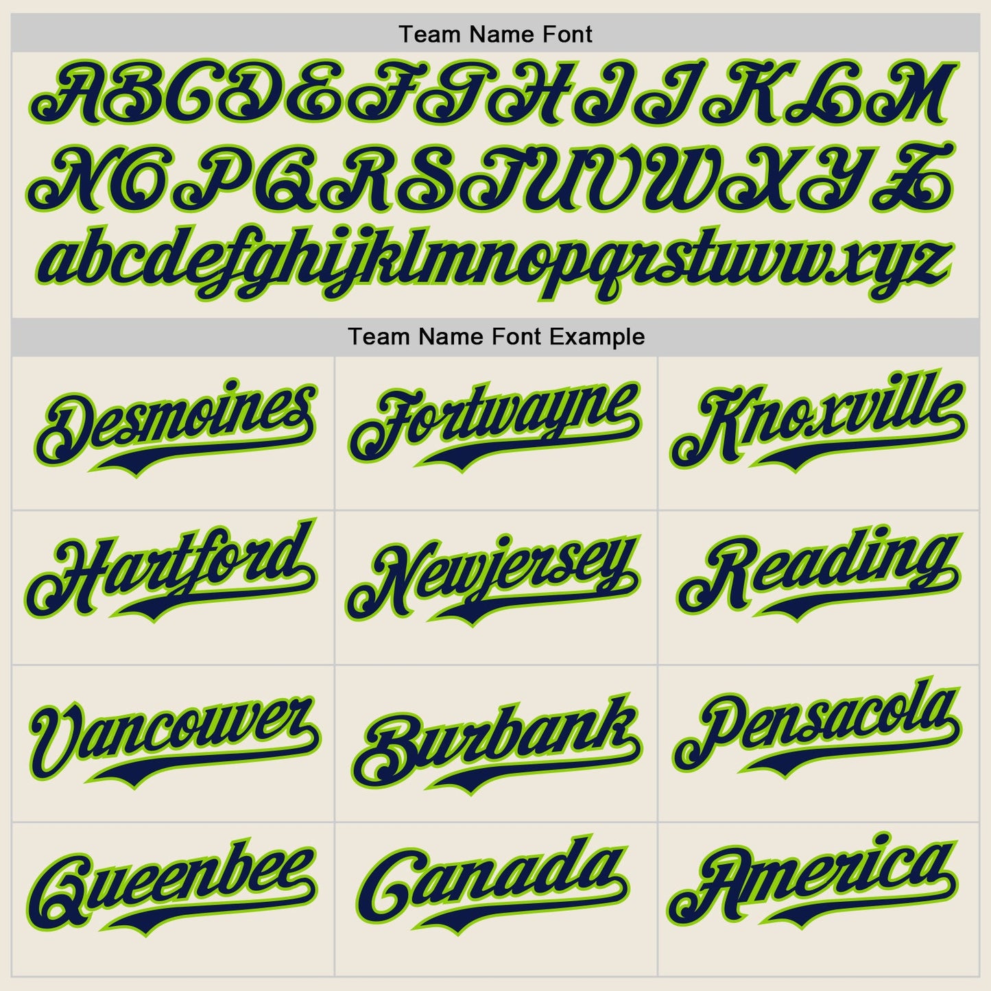 Custom Cream Navy Pinstripe Neon Green Authentic Two Tone Baseball Jersey - Sky-Custom
