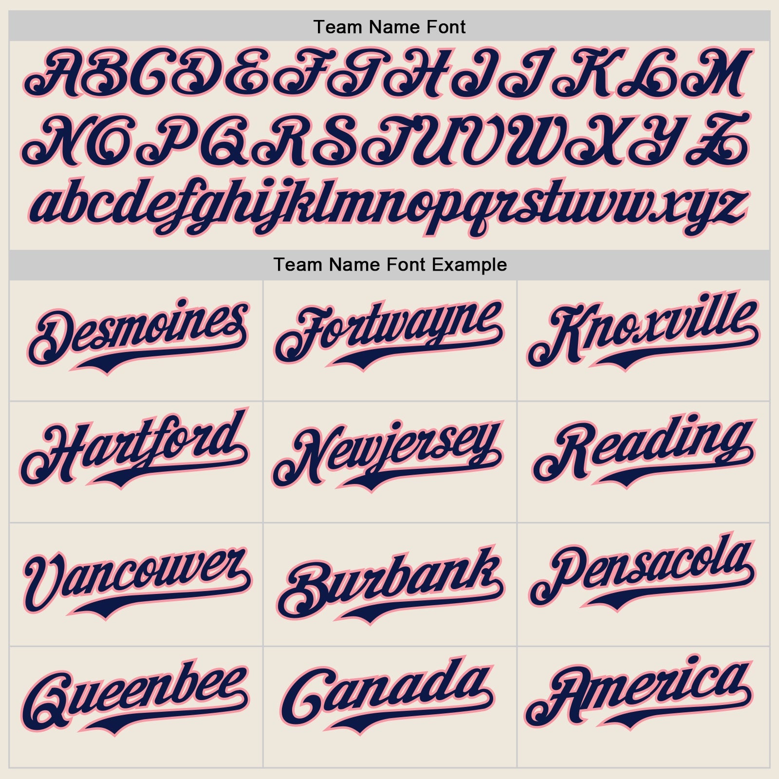 Custom Cream Navy Pinstripe Medium Pink Authentic Two Tone Baseball Jersey - Sky-Custom