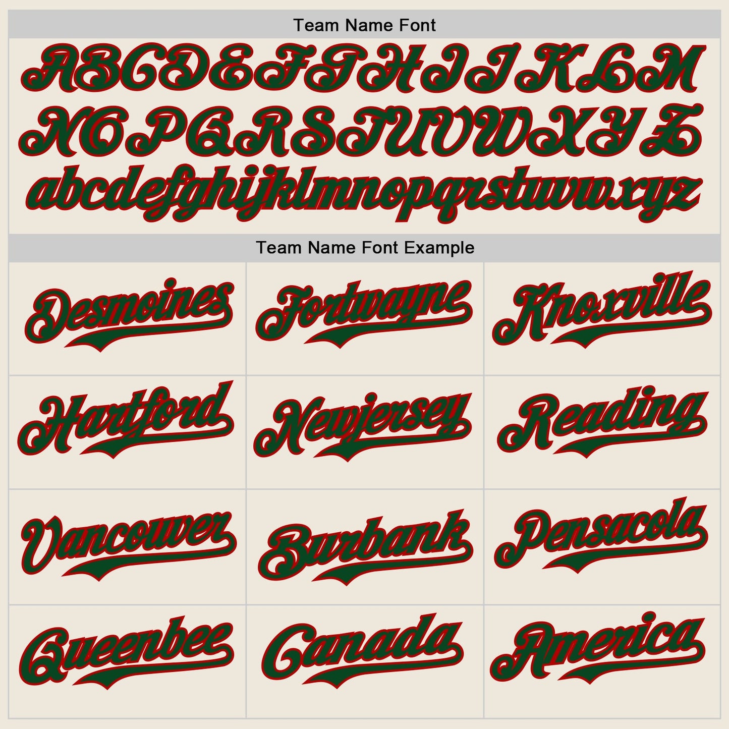 Custom Cream Green Pinstripe Red Authentic Two Tone Baseball Jersey - Sky-Custom