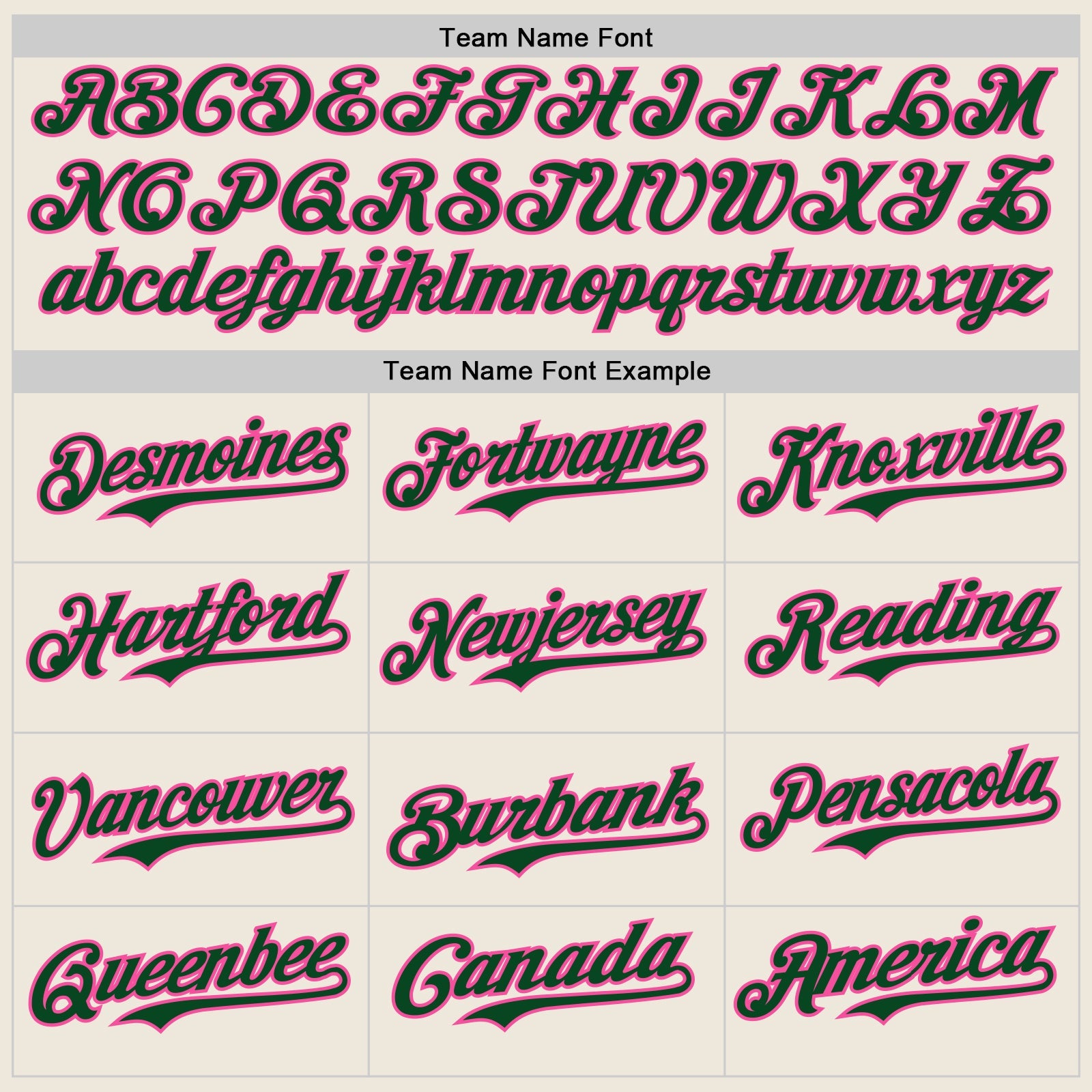 Custom Cream Green Pinstripe Pink Authentic Two Tone Baseball Jersey - Sky-Custom