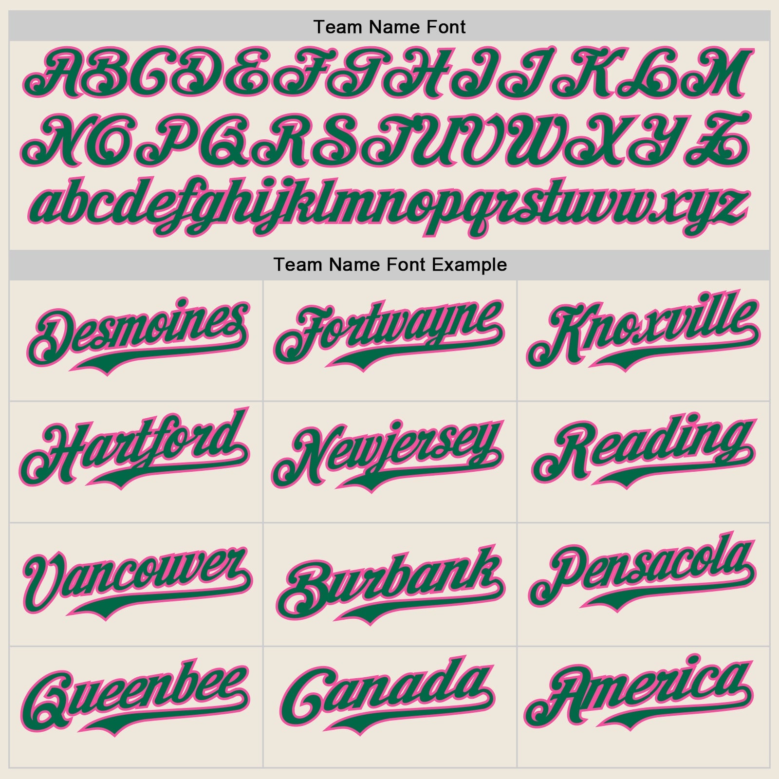 Custom Cream Kelly Green Pinstripe Pink Authentic Two Tone Baseball Jersey - Sky-Custom