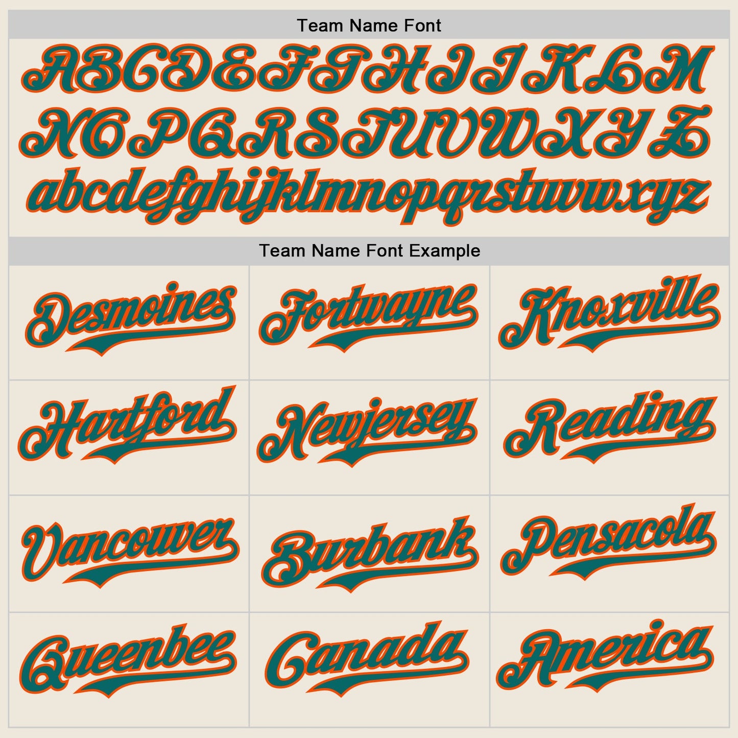Custom Cream Teal Pinstripe Orange Authentic Two Tone Baseball Jersey - Sky-Custom
