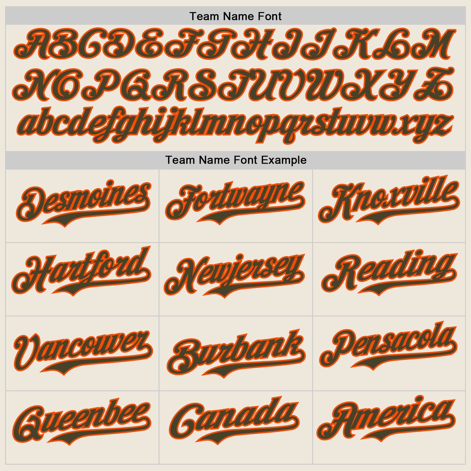 Custom Cream Olive Pinstripe Orange Authentic Two Tone Baseball Jersey - Sky-Custom
