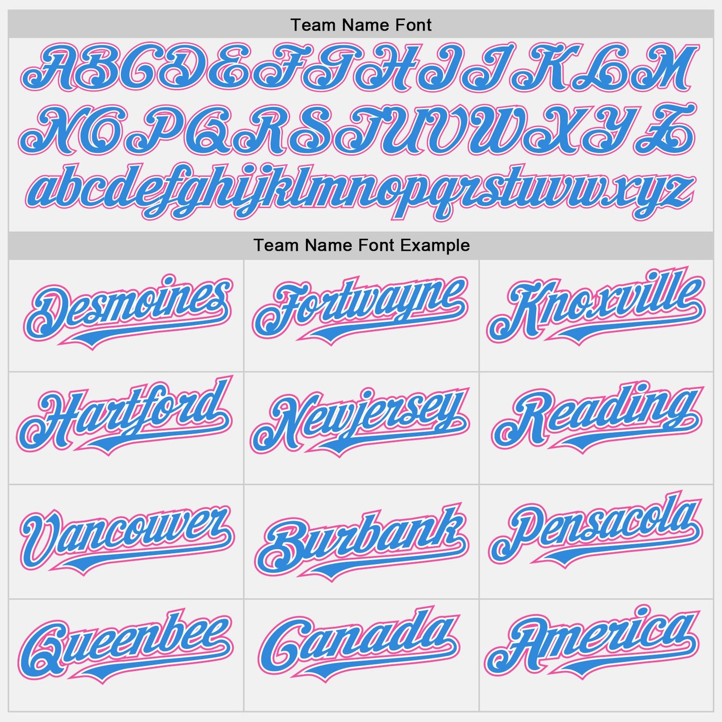 Custom White Electric Blue Pinstripe Pink Authentic Two Tone Baseball Jersey - Sky-Custom
