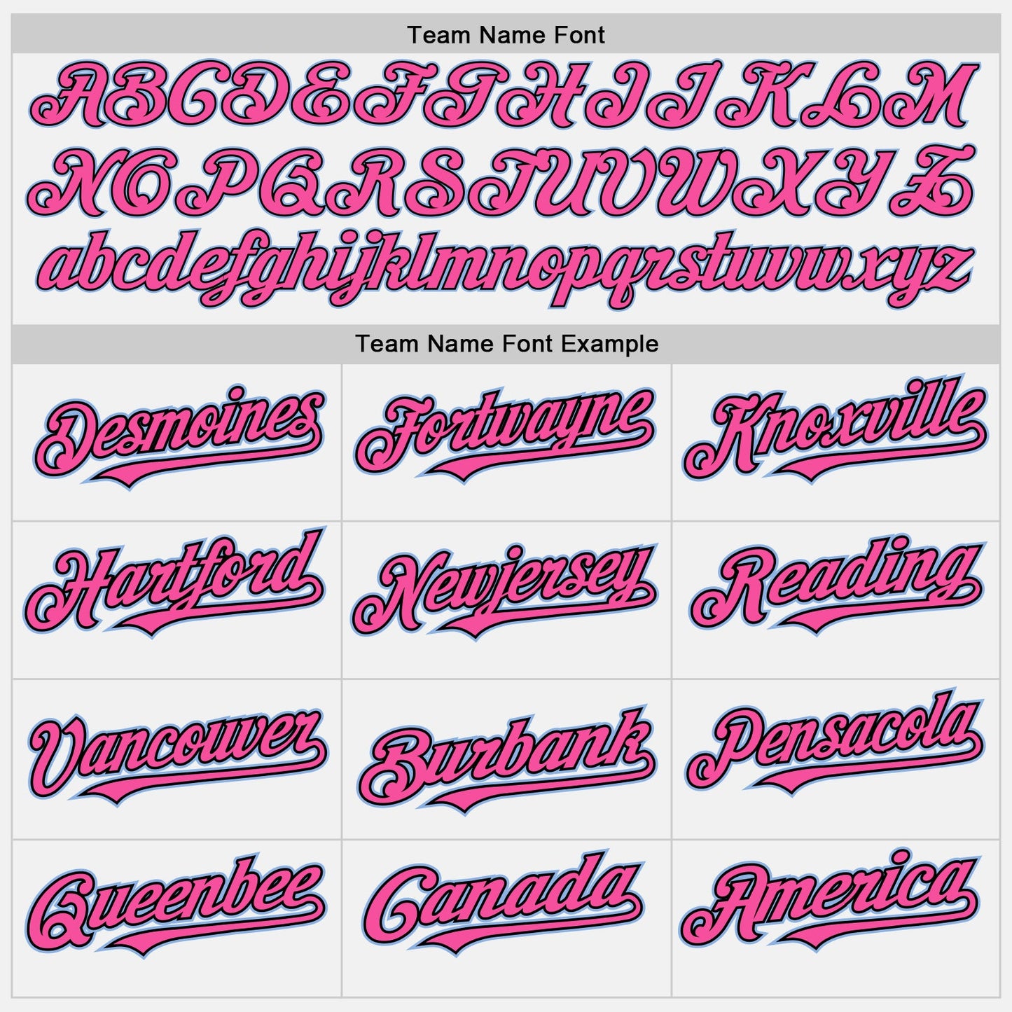 Custom White Black Pinstripe Light Blue-Pink Authentic Two Tone Baseball Jersey - Sky-Custom