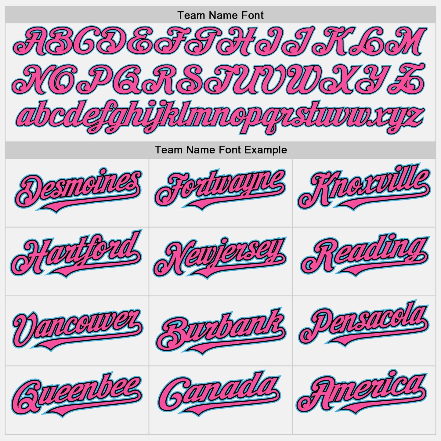 Custom White Black Pinstripe Sky Blue-Pink Authentic Two Tone Baseball Jersey - Sky-Custom