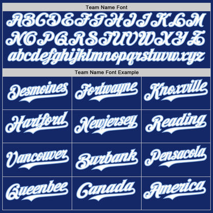 Custom Royal Light Blue Pinstripe White Authentic Two Tone Baseball Jersey - Sky-Custom