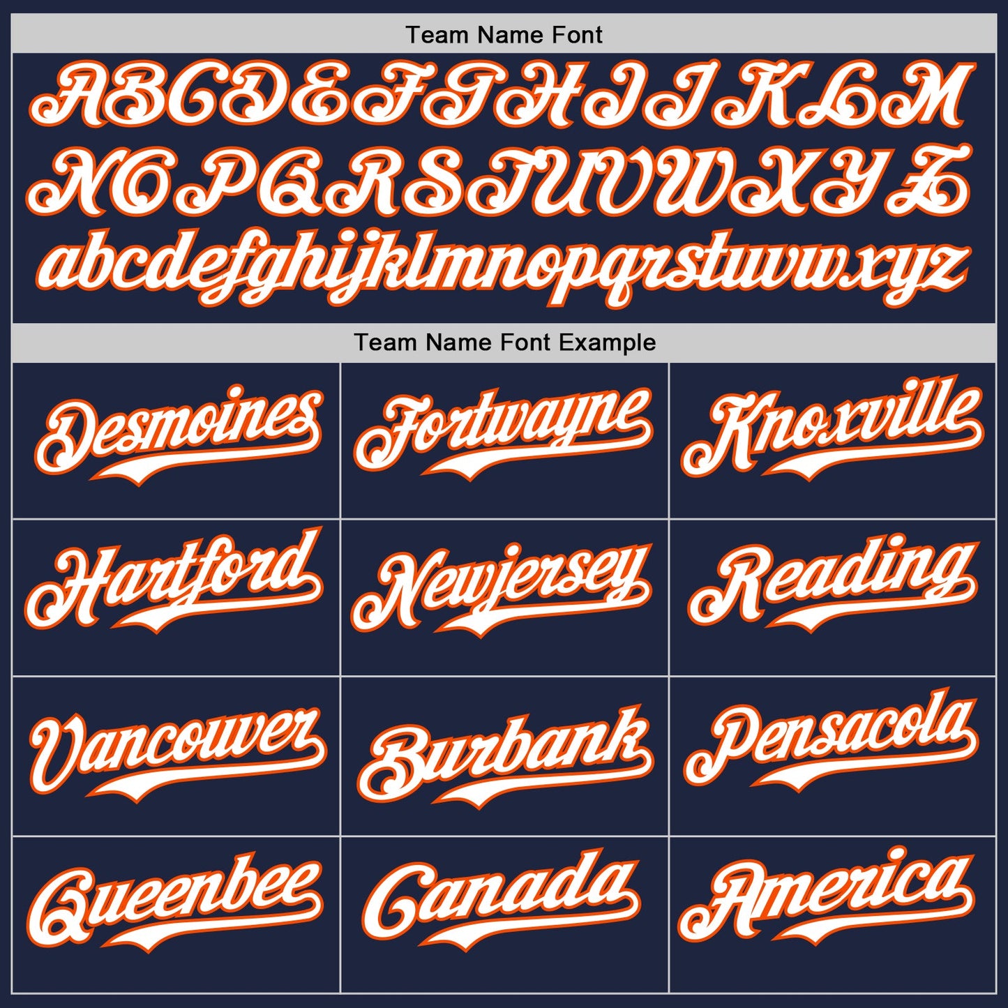 Custom Navy Orange Pinstripe White Authentic Two Tone Baseball Jersey - Sky-Custom
