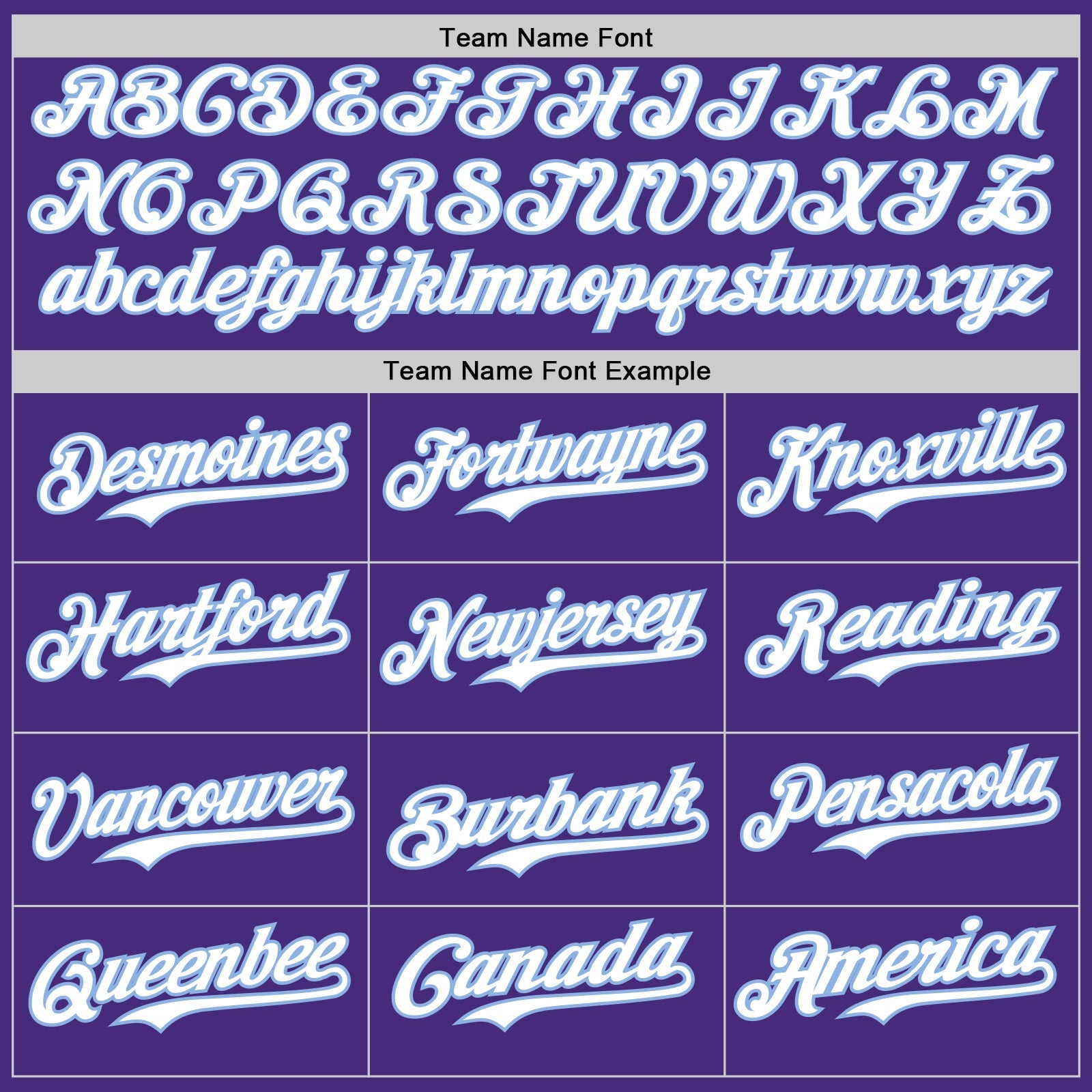 Custom Purple Light Blue Pinstripe White Authentic Two Tone Baseball Jersey - Sky-Custom