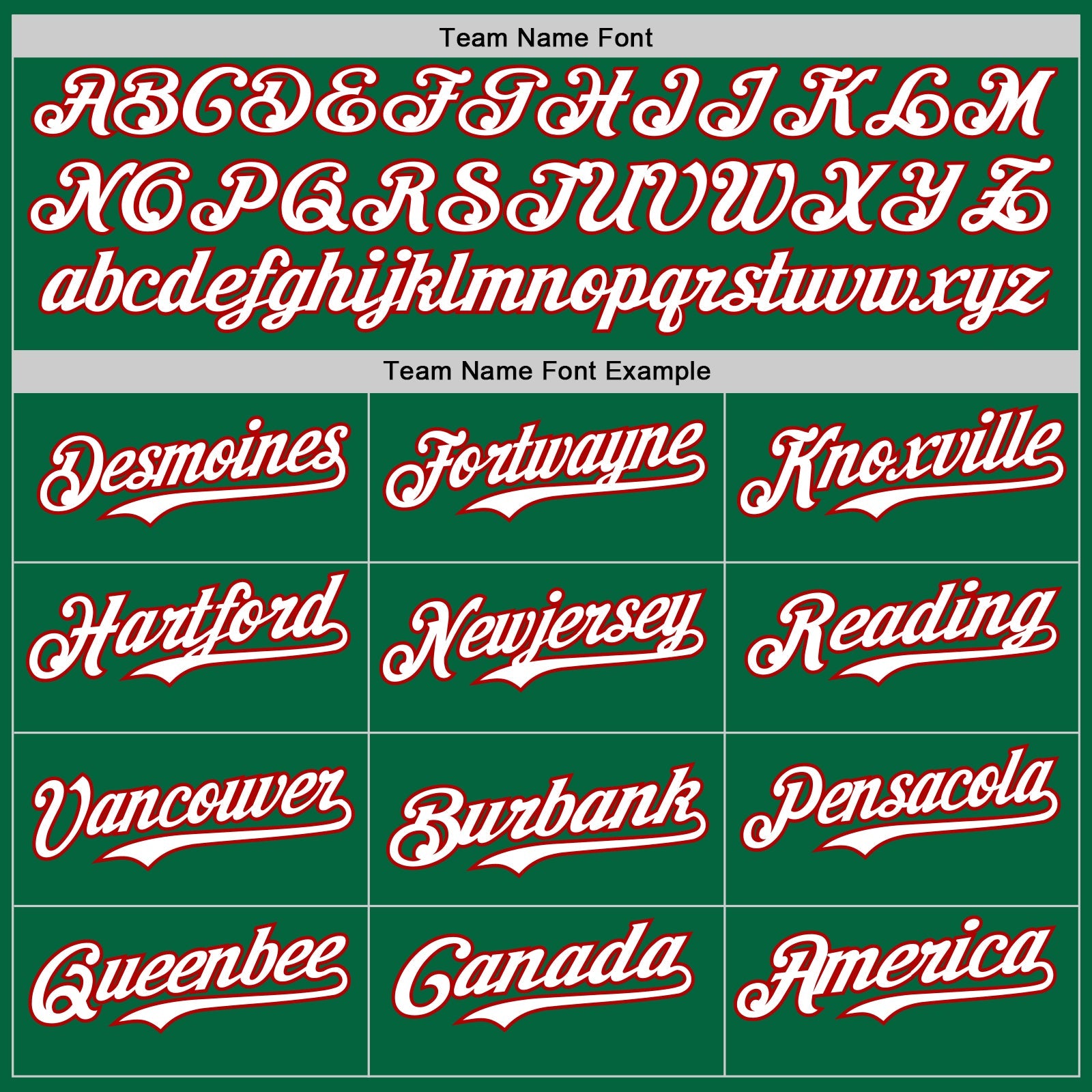 Custom Kelly Green Red Pinstripe White Authentic Two Tone Baseball Jersey - Sky-Custom
