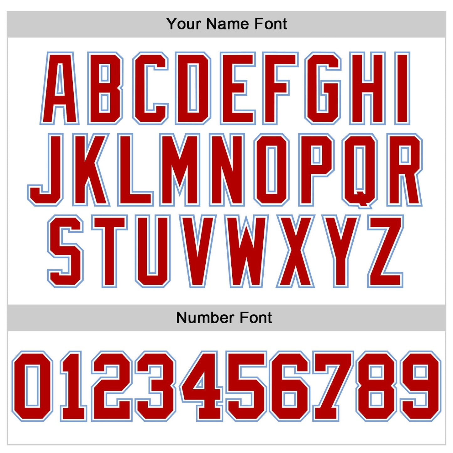 Custom White Red-Light Blue Authentic Baseball Jersey - Sky-Custom