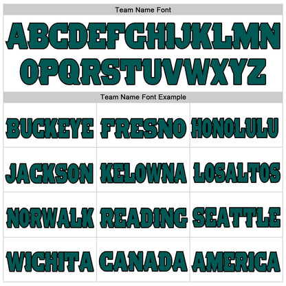 Custom White Midnight Green-Black Mesh Authentic Football Jersey - Sky-Custom