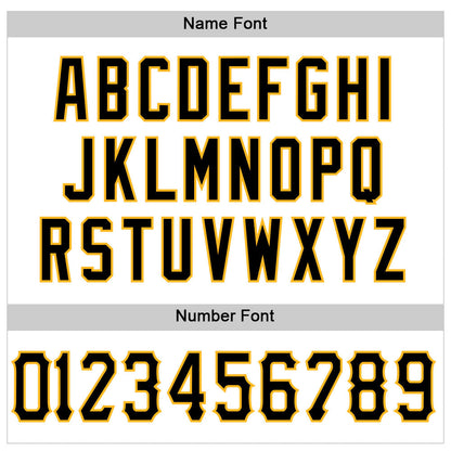 Custom White Black-Gold Mesh Authentic Football Jersey - Sky-Custom