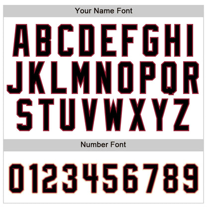 Custom White Black-Cardinal Mesh Authentic Football Jersey - Sky-Custom