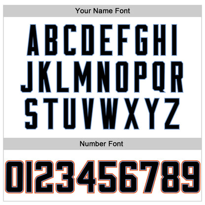 Custom White Black-Powder Blue Mesh Authentic Football Jersey - Sky-Custom