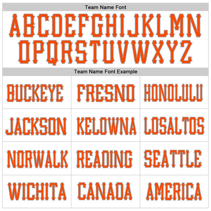 Custom White Orange-Gray Mesh Authentic Football Jersey - Sky-Custom