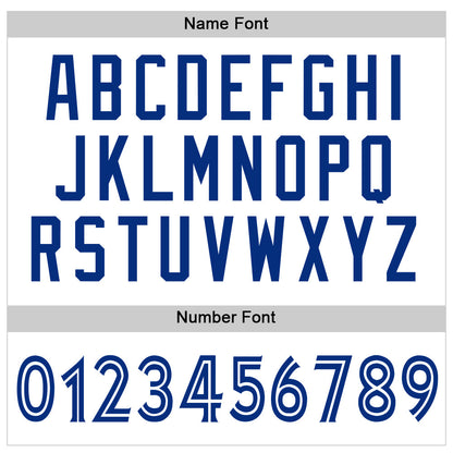 Custom White White-Royal Mesh Authentic Football Jersey - Sky-Custom