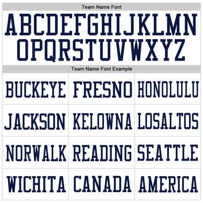 Custom White Navy-White Mesh Authentic Football Jersey - Sky-Custom