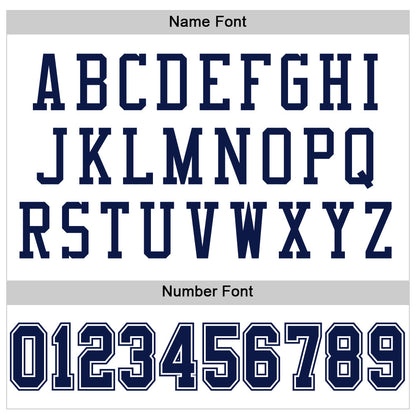 Custom White Navy-White Mesh Authentic Football Jersey - Sky-Custom