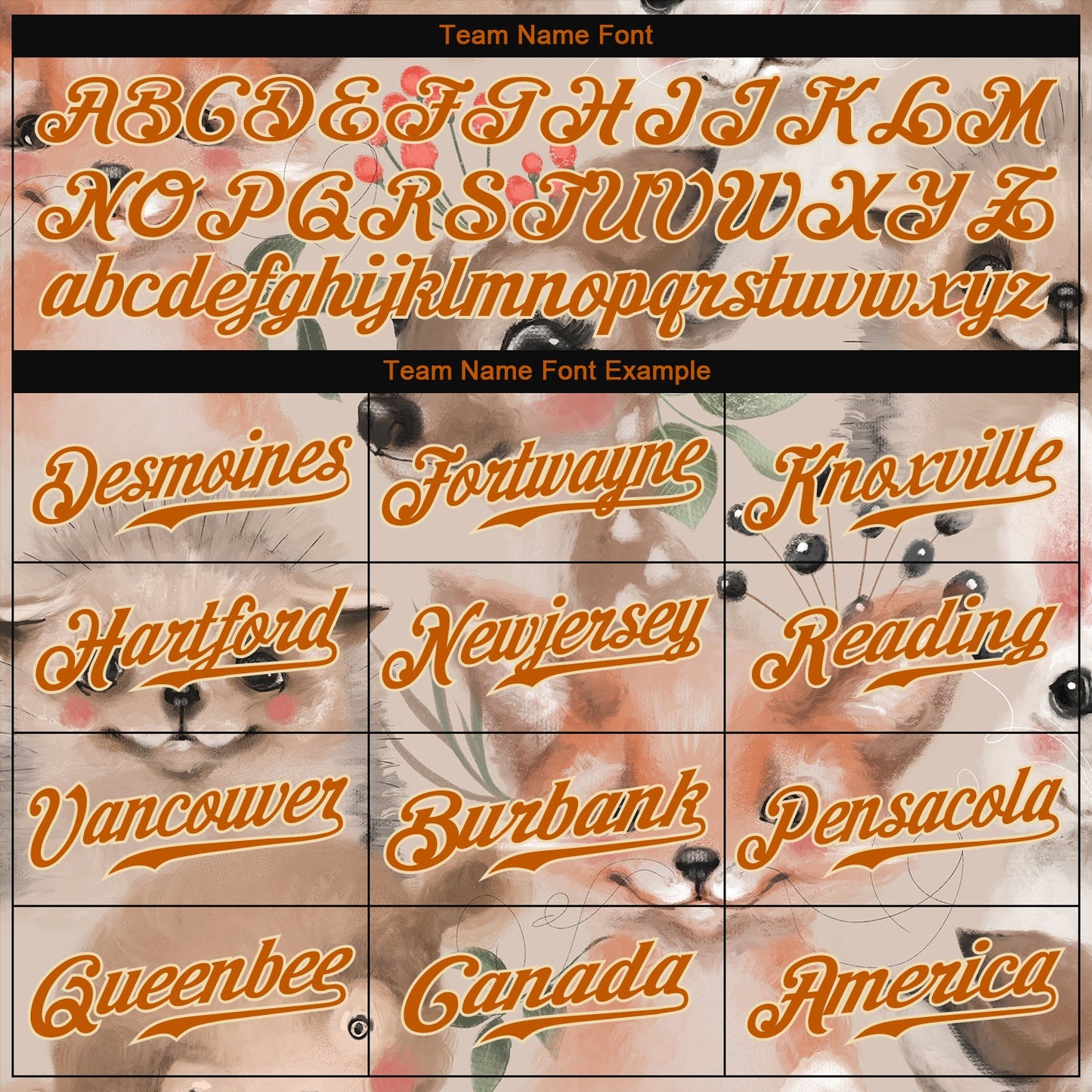 Custom White Texas Orange-Cream 3D Pattern Design Foxes Authentic Baseball Jersey - Sky-Custom