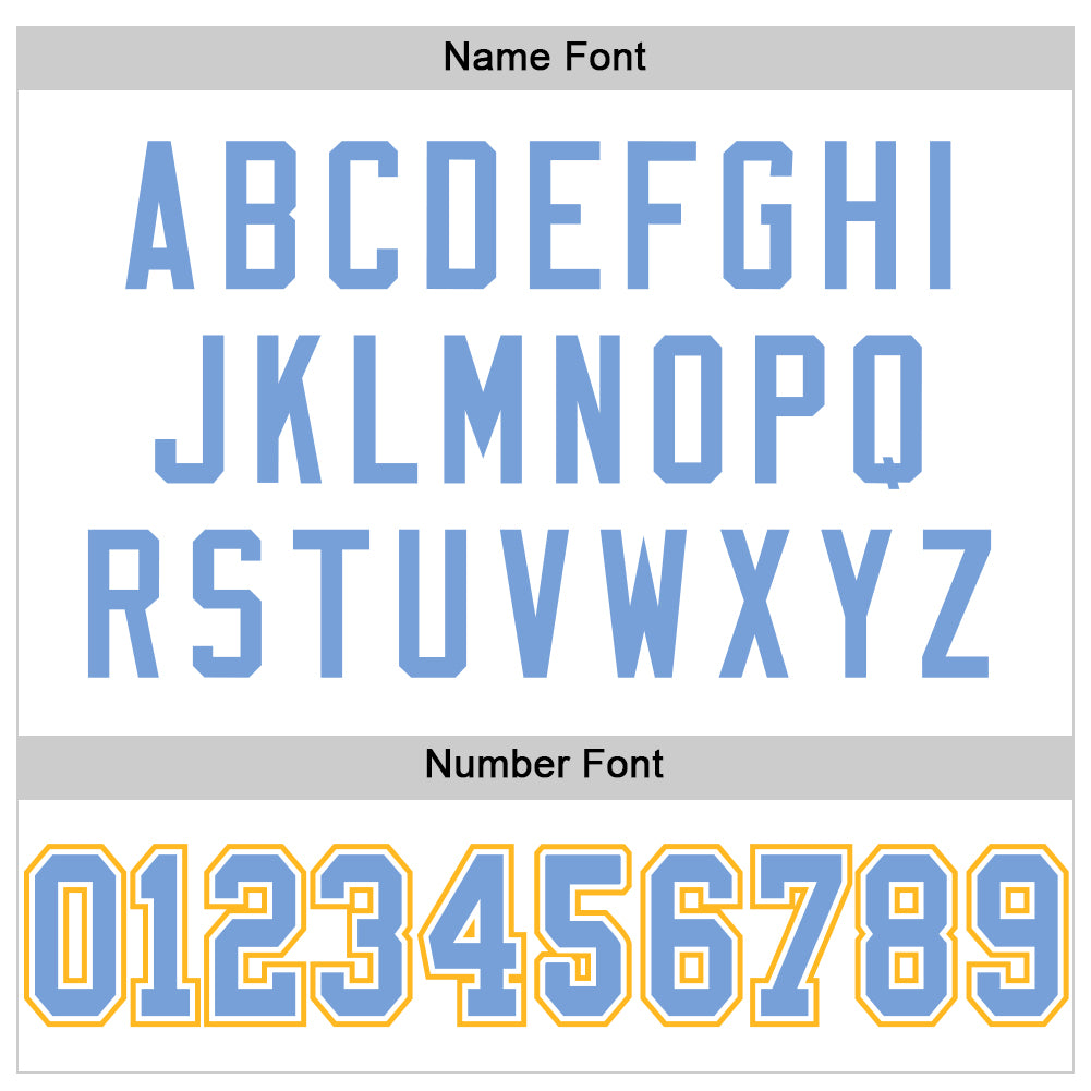 Custom White Light Blue-Gold Mesh Authentic Football Jersey - Sky-Custom