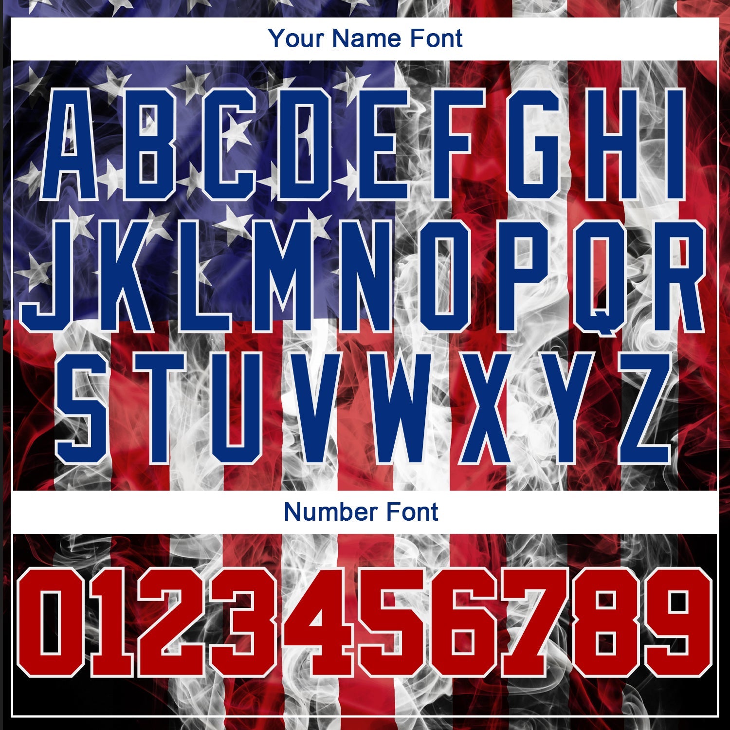 Custom White Red-Royal 3D American Flag Fashion Authentic Baseball Jersey - Sky-Custom