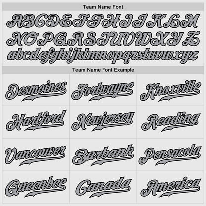Custom White Teal Pinstripe Black-Gray Authentic Baseball Jersey - Sky-Custom