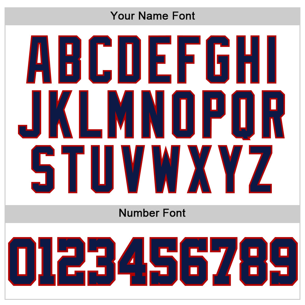 Custom White Navy-Red Authentic Sleeveless Baseball Jersey - Sky-Custom